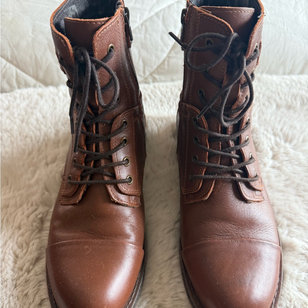 Entrepes Ankle Leather Boots – Size 39 (US 8.5/9) – Made in Portugal”